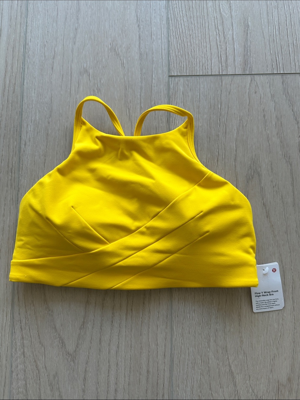 Lululemon Flow Y Wrap-Front High-Neck Bra